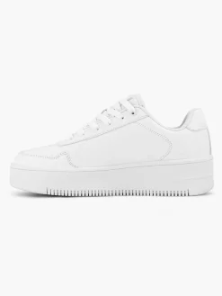 Hot Witte Rebound Platform Low Dames Sneakers