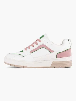 Best Witte Retro Sneaker Roze Dames Sneakers
