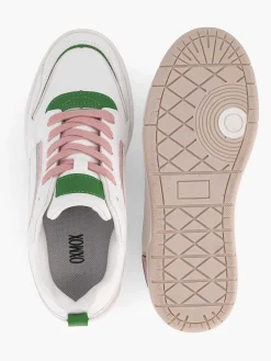 Best Witte Retro Sneaker Roze Dames Sneakers