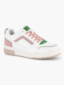 Best Witte Retro Sneaker Roze Dames Sneakers