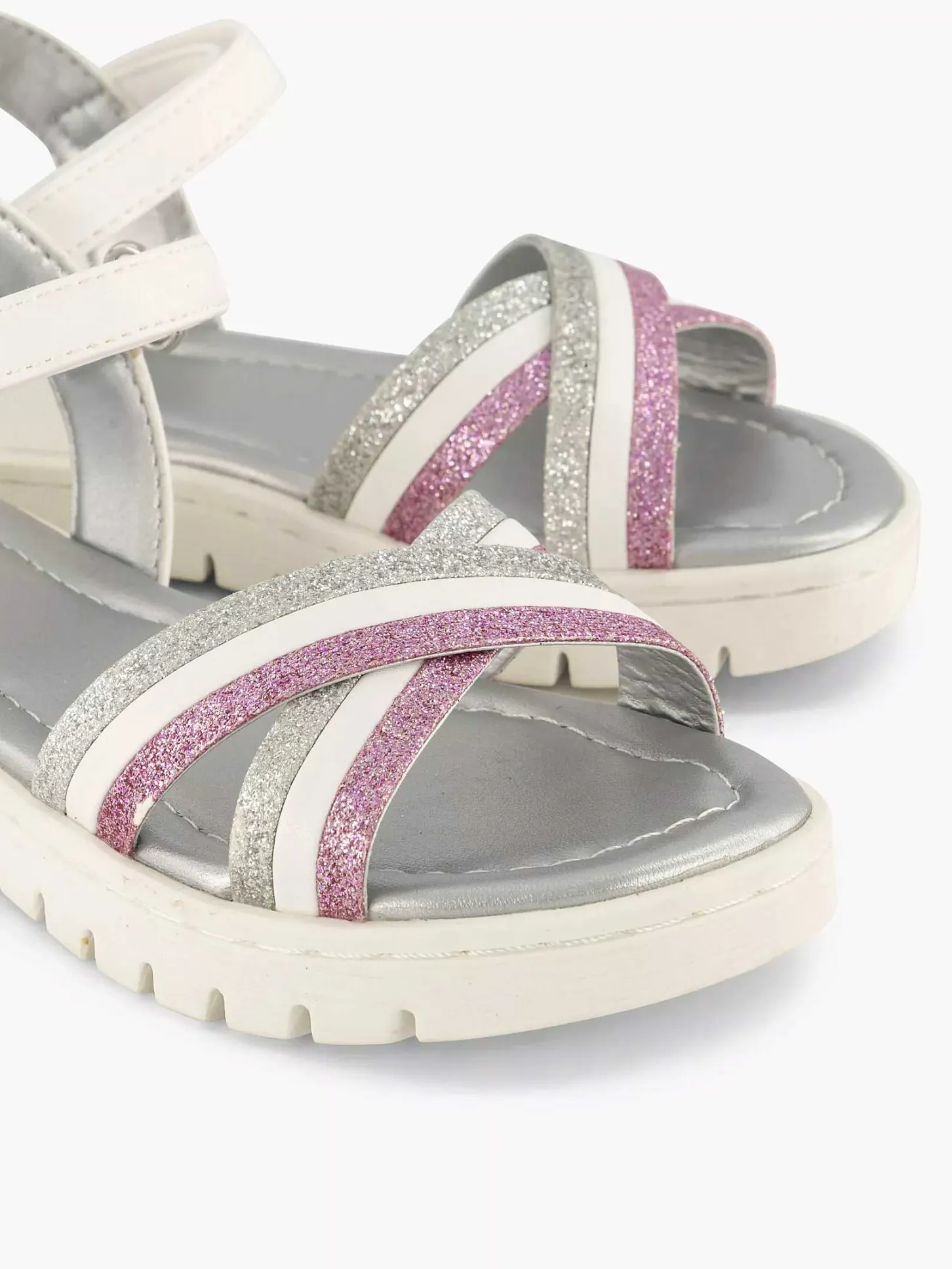 Clearance Witte Sandaal Glitters Kinderen Jongensschoenen