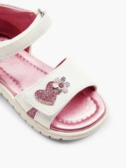 Witte Sandaal Hartje Kinderen Jongensschoenen