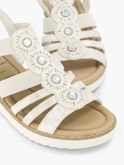 Sale Witte Sandaal Sheehak Dames Comfort Schoenen