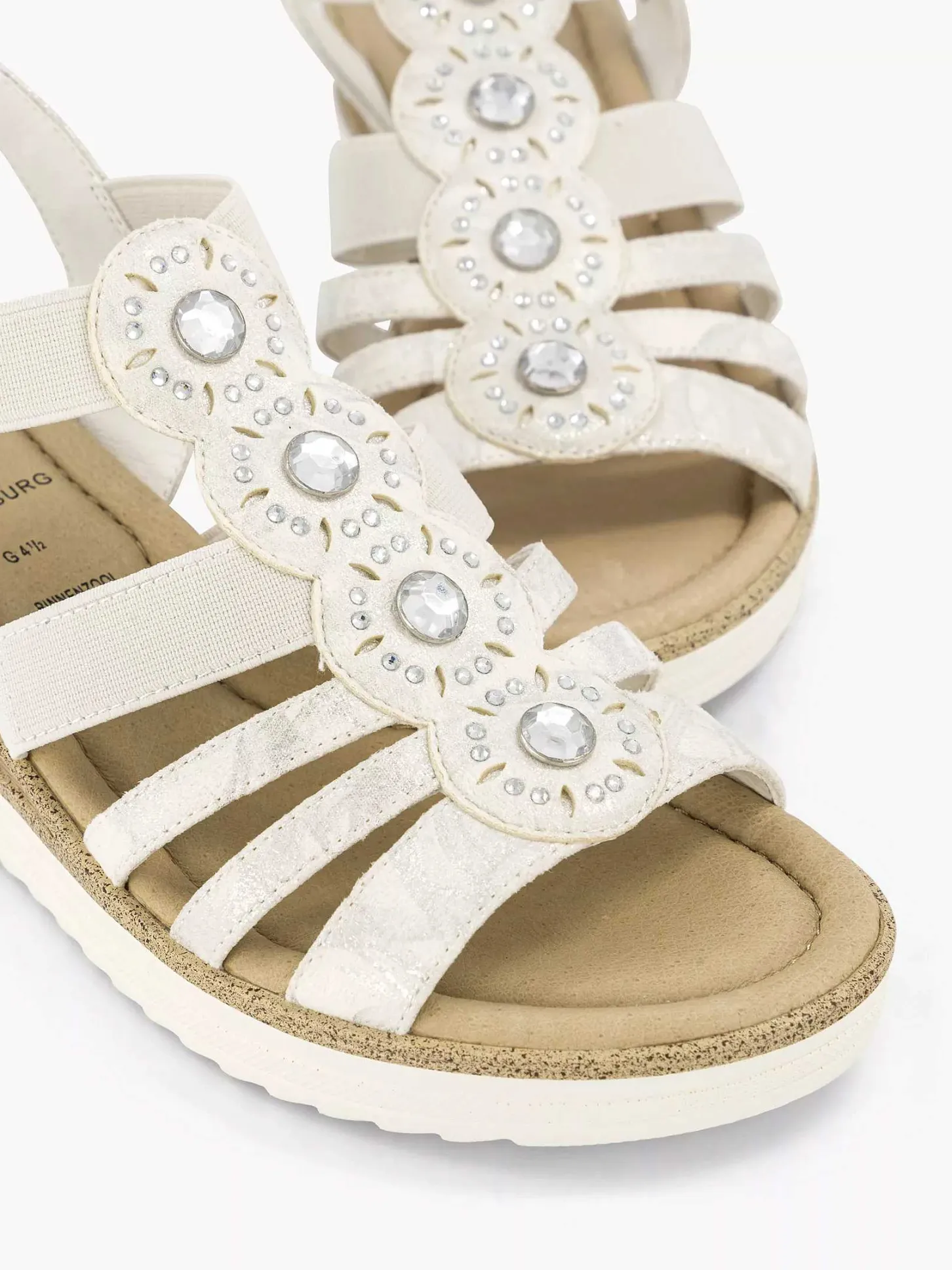 Sale Witte Sandaal Sheehak Dames Comfort Schoenen