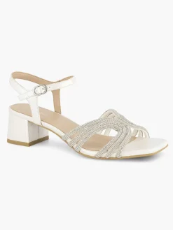 Clearance Witte Sandalette Dames Sandalen