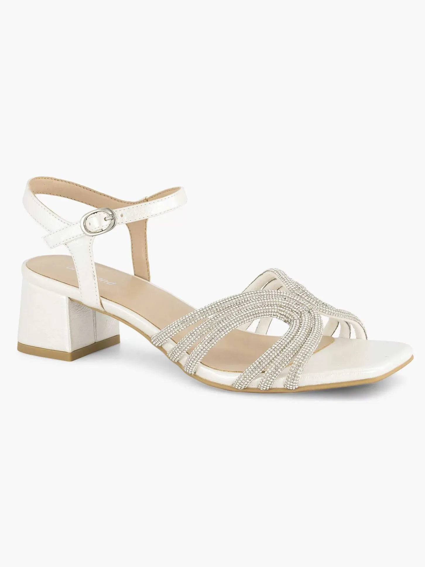 Clearance Witte Sandalette Dames Sandalen