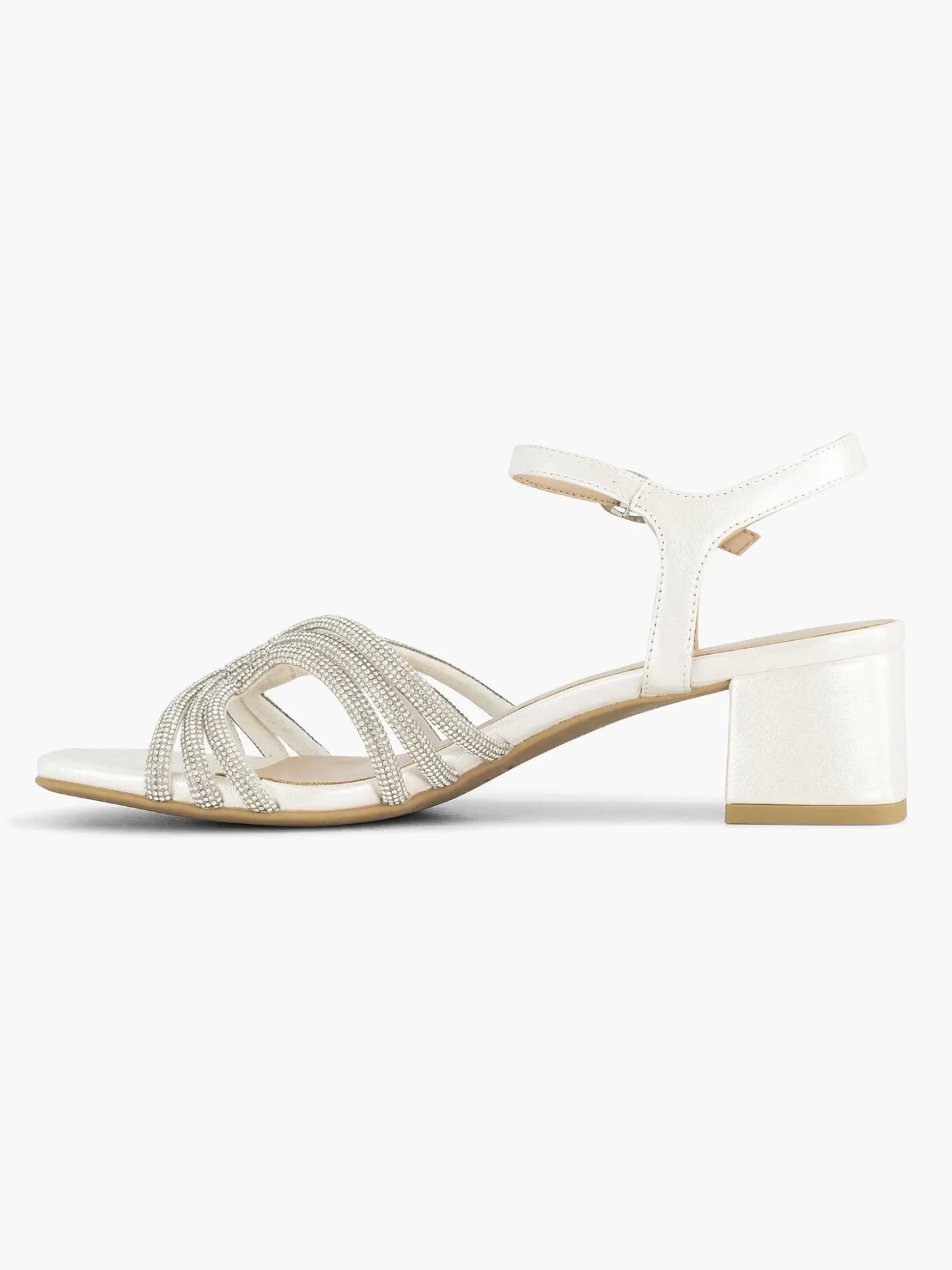 Clearance Witte Sandalette Dames Sandalen