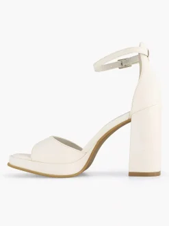 Clearance Witte Sandalette Dames Sandalen