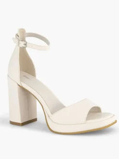 Clearance Witte Sandalette Dames Sandalen