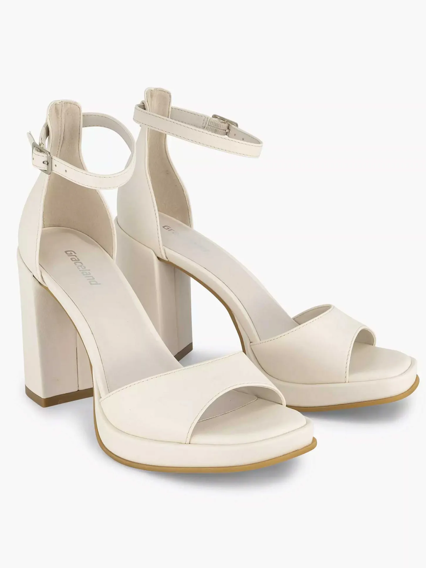 Clearance Witte Sandalette Dames Sandalen