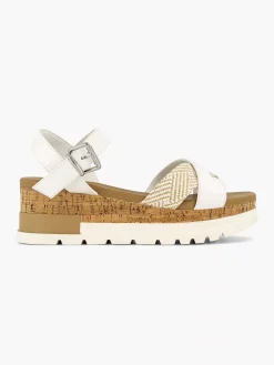 Discount Witte Sandalette Dames Sandalen