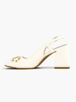 New Witte Slingback Dames Pumps