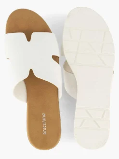Sale Witte Slipper Dames Slippers