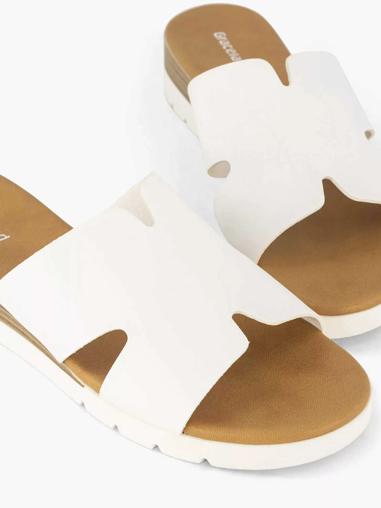 Sale Witte Slipper Dames Slippers