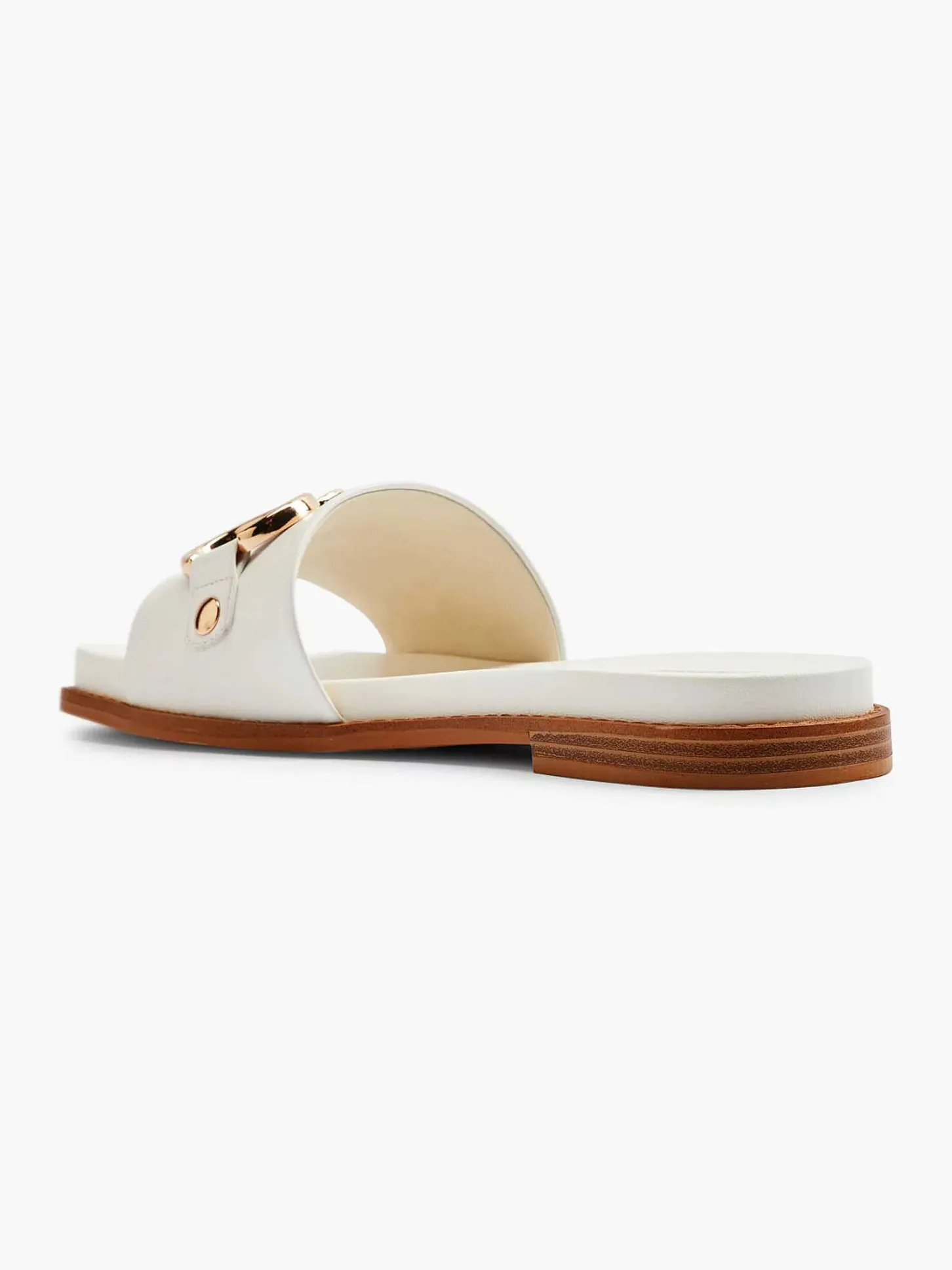 Outlet Witte Slipper Sierketting Dames Slippers