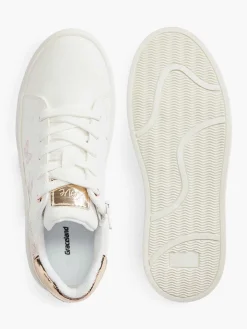 Witte Sneaker Bloemenprint Kinderen Jongensschoenen