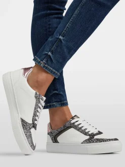 Sale Witte Sneaker Glitter Dames Sneakers
