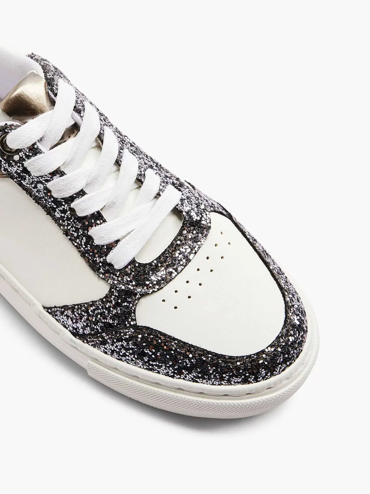 Sale Witte Sneaker Glitter Dames Sneakers