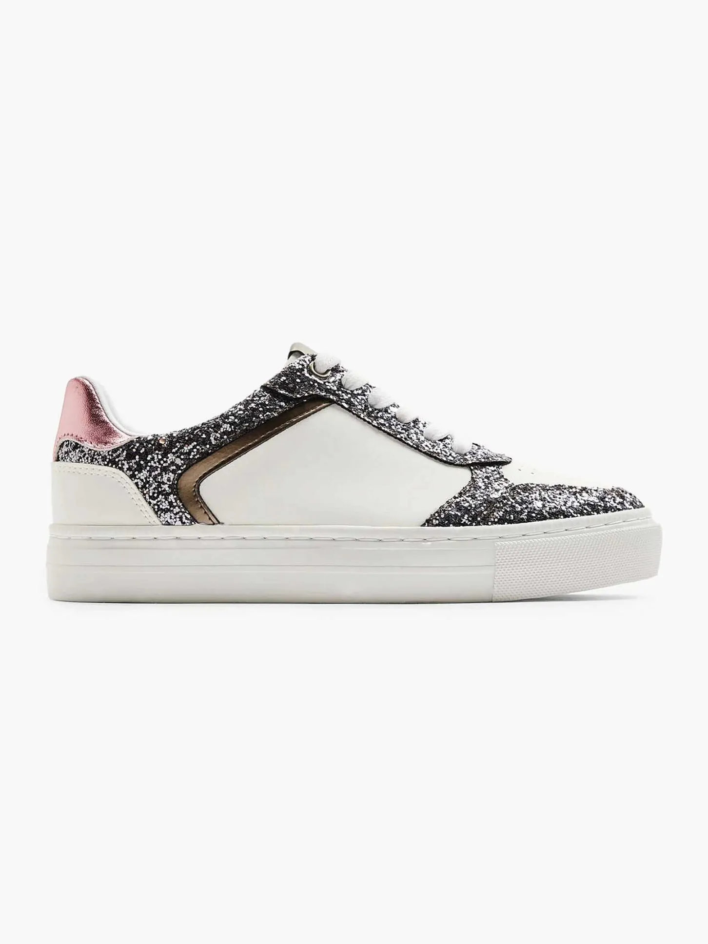Sale Witte Sneaker Glitter Dames Sneakers