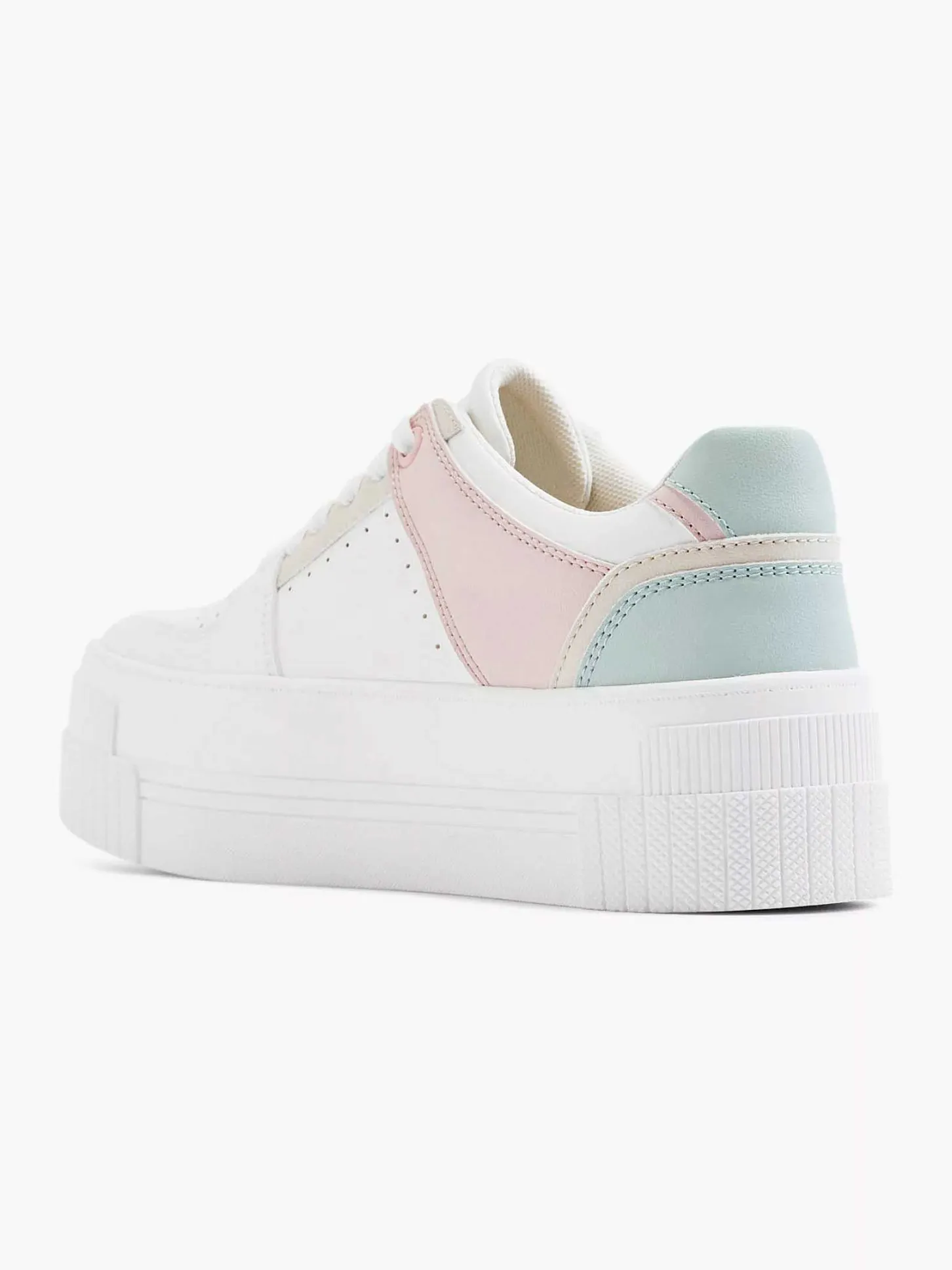 New Witte Sneaker Platform Dames Sneakers