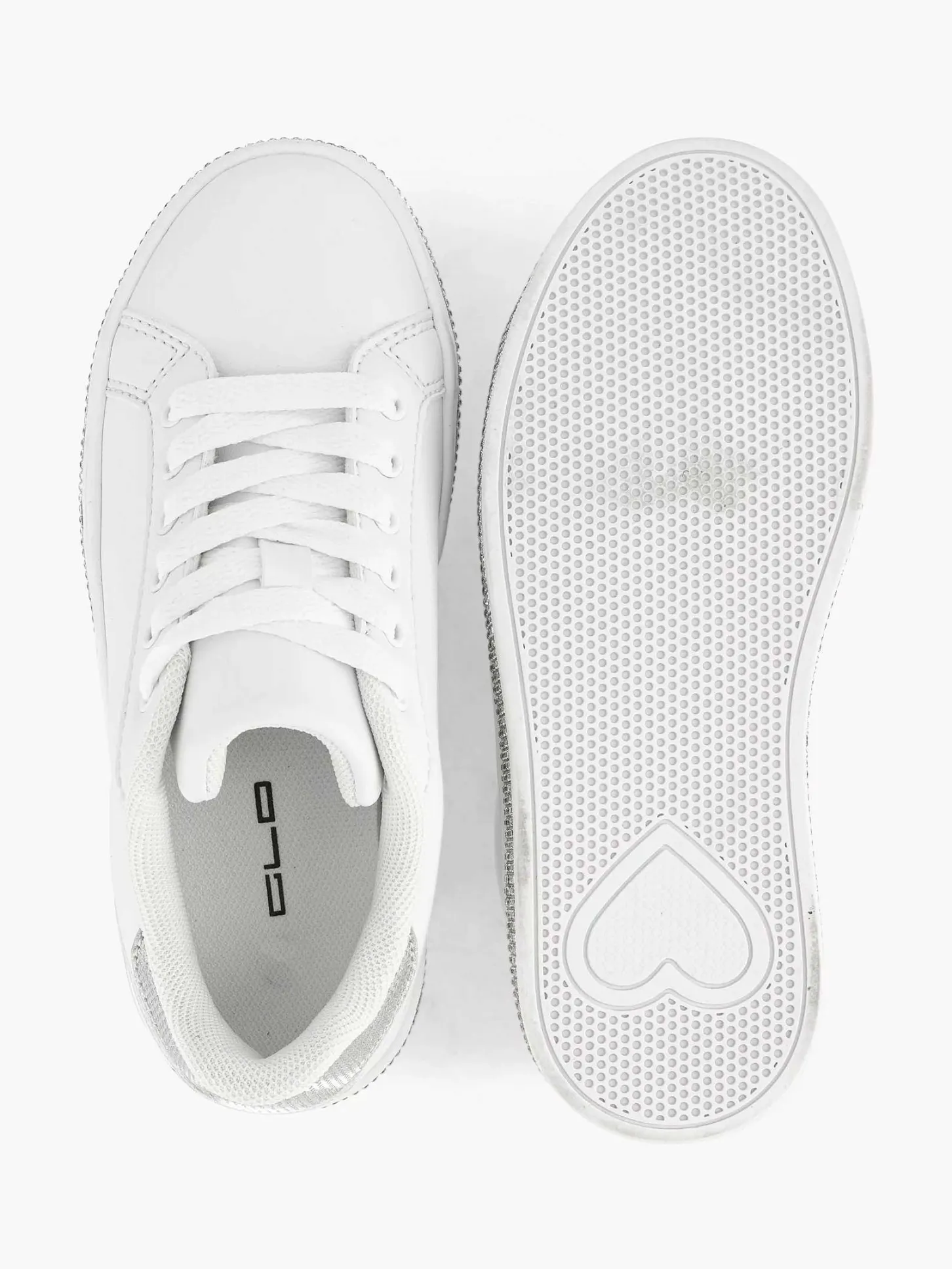 Outlet Witte Sneaker Steentjes Kinderen Jongensschoenen