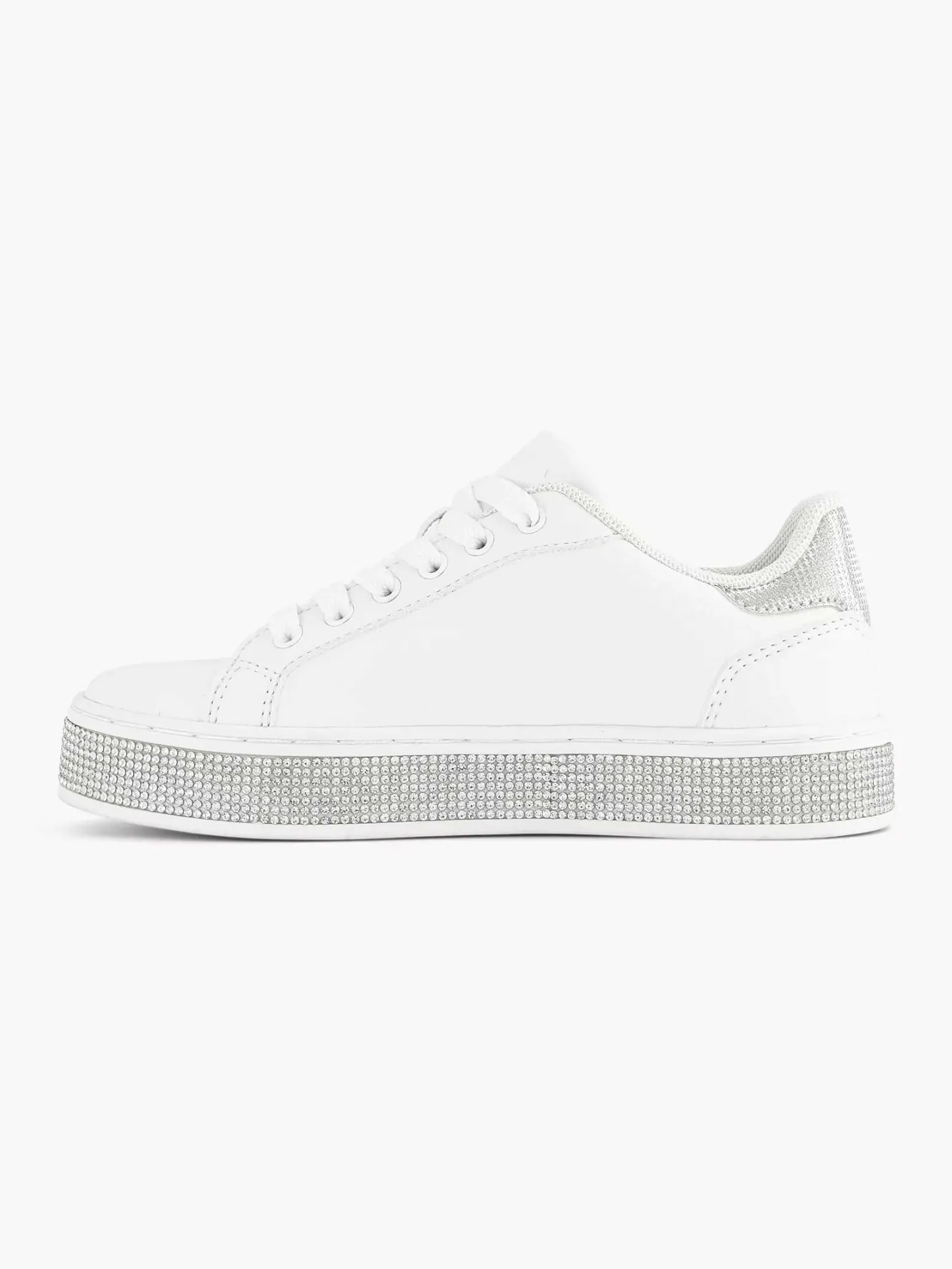 Outlet Witte Sneaker Steentjes Kinderen Jongensschoenen