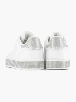 Outlet Witte Sneaker Steentjes Kinderen Jongensschoenen