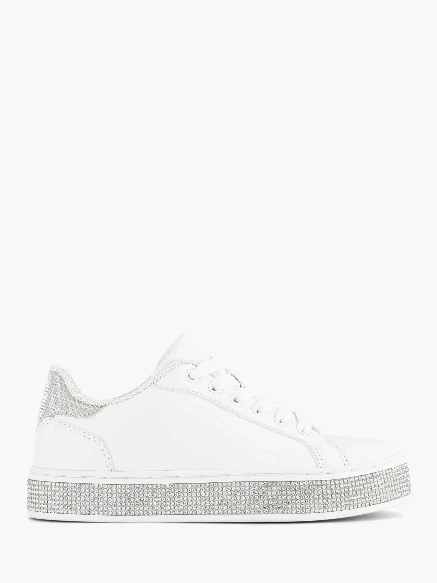 Outlet Witte Sneaker Steentjes Kinderen Jongensschoenen