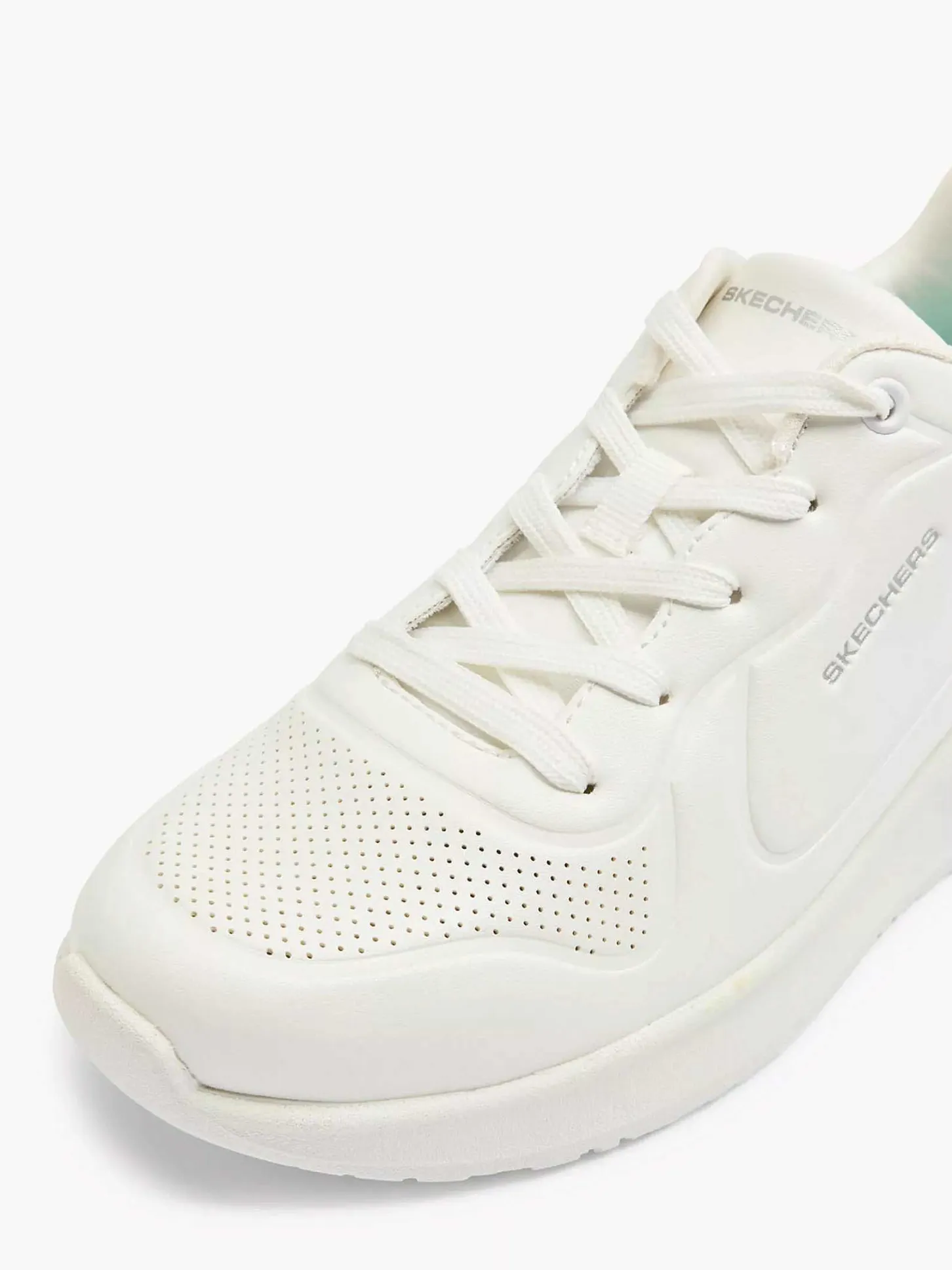 Clearance Witte Solitair - Perle Dames Sneakers