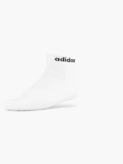 Best Witte T Lin Ankle 3P Heren Sokken