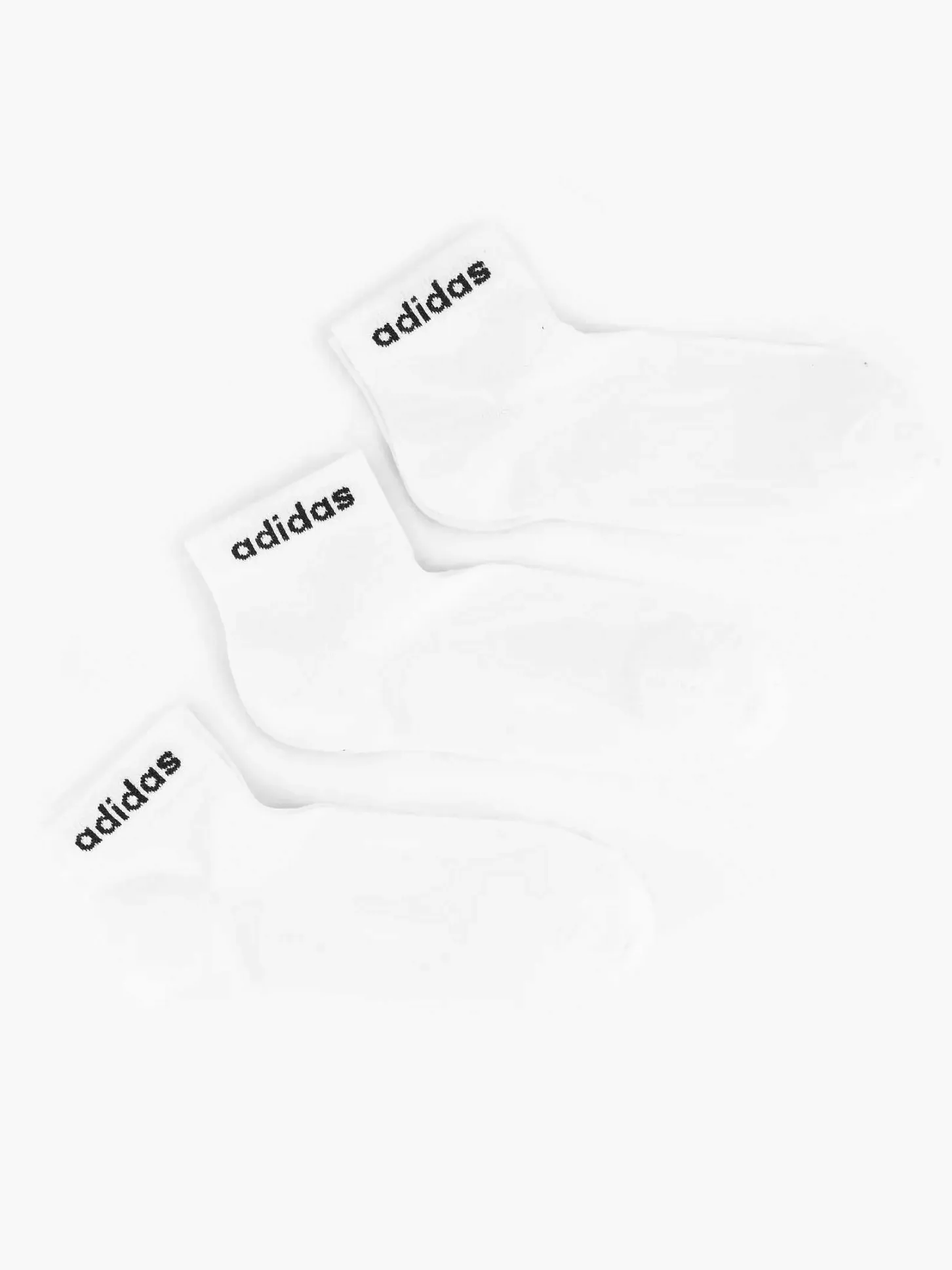 Best Witte T Lin Ankle 3P Heren Sokken