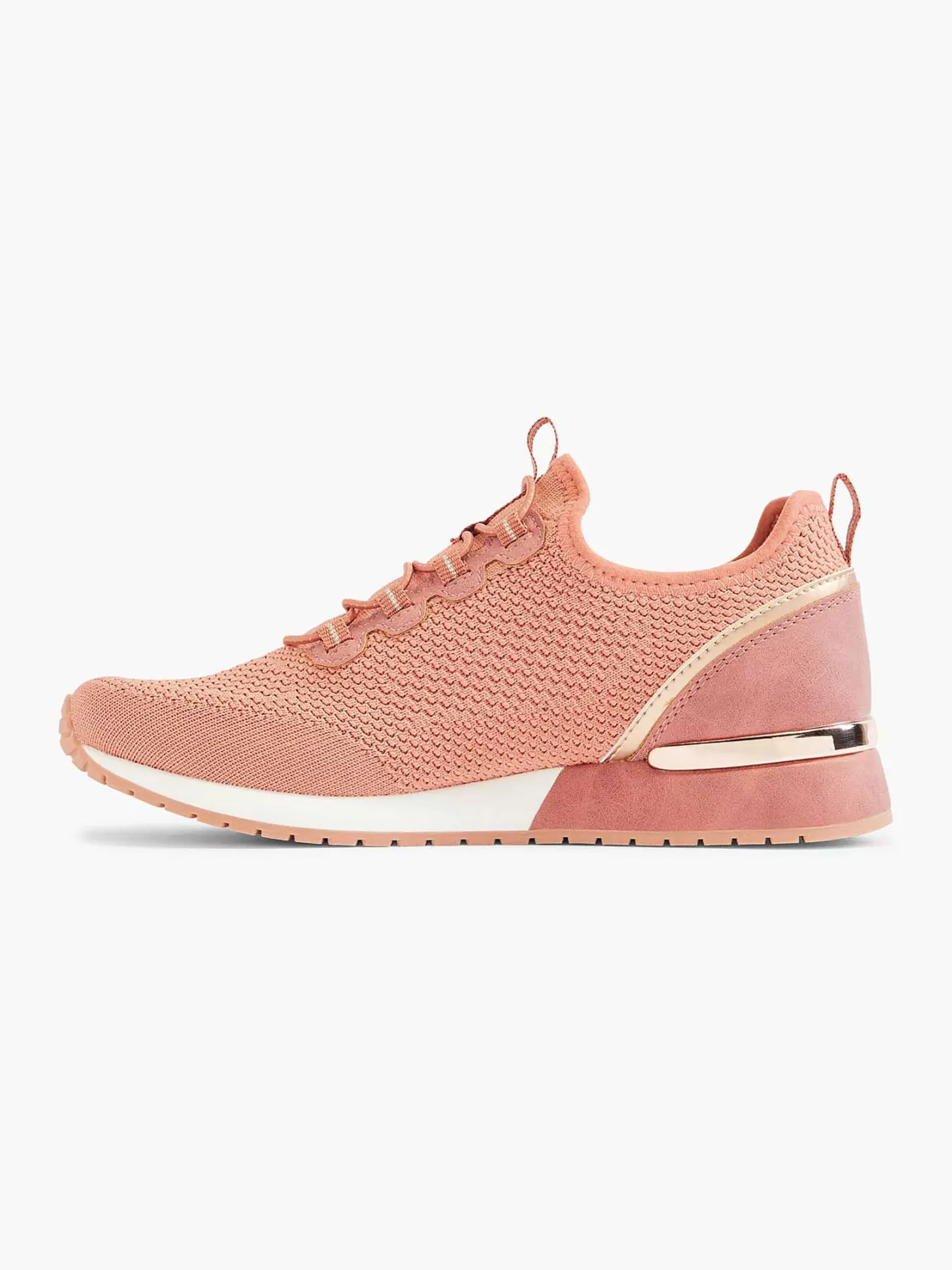 Clearance Zalmkleurige Instapper Dames Sneakers