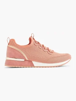 Clearance Zalmkleurige Instapper Dames Sneakers