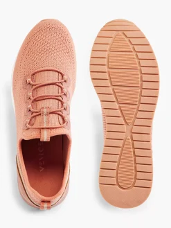 Clearance Zalmkleurige Instapper Dames Sneakers