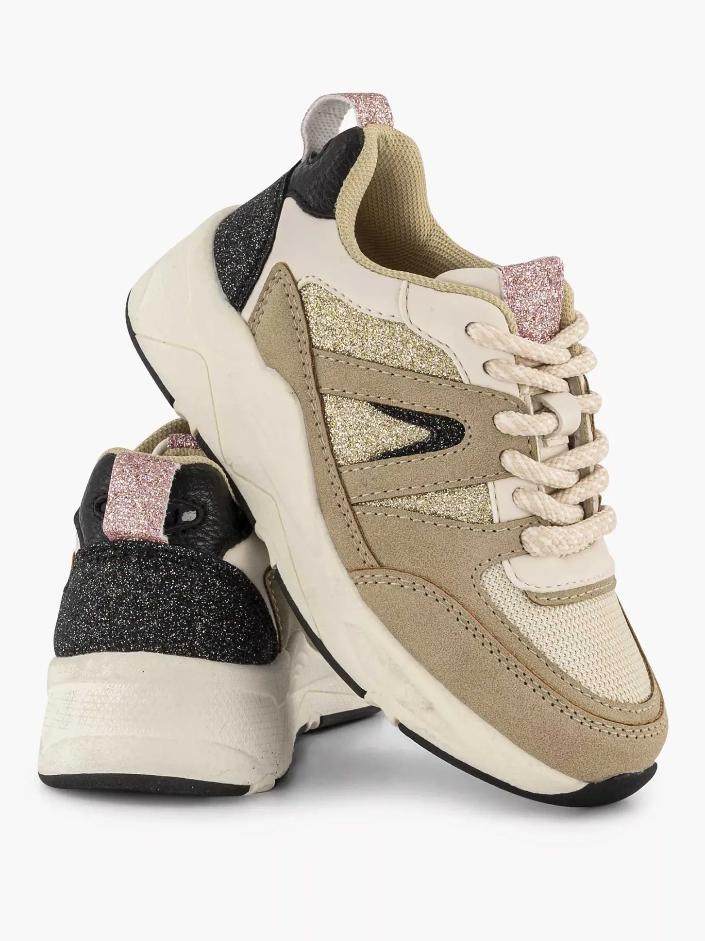 New Zandkleurige Chunky Sneaker Kinderen Jongensschoenen
