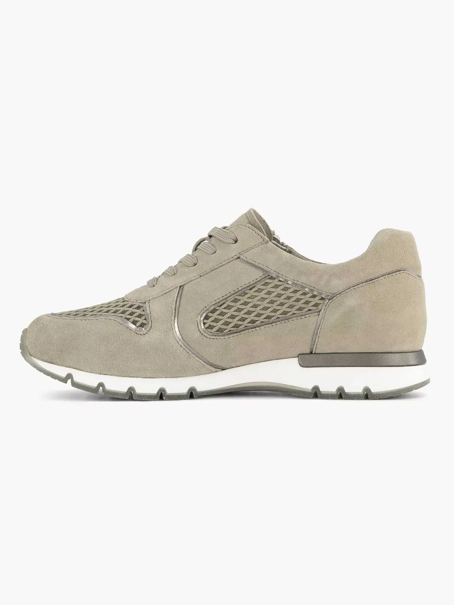 New Zandkleurige Leren Comfort Sneaker Dames Comfort Schoenen