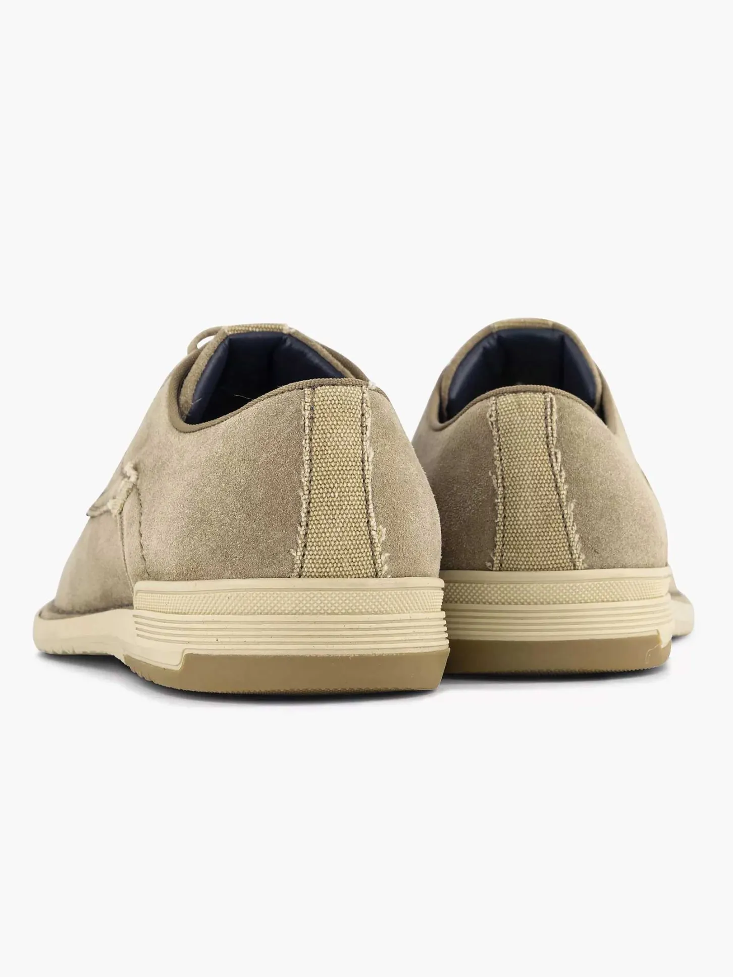 Clearance Zandkleurige Leren Veterschoen Heren Geklede Schoenen