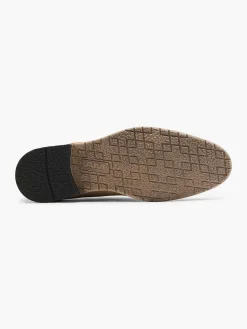 Zandkleurige Veterschoen Heren Geklede Schoenen