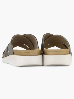 Hot Zilveren Comfort Slipper Dames Sandalen