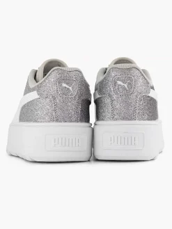 Clearance Zilveren Karmen Glitz Jr Dames Sneakers