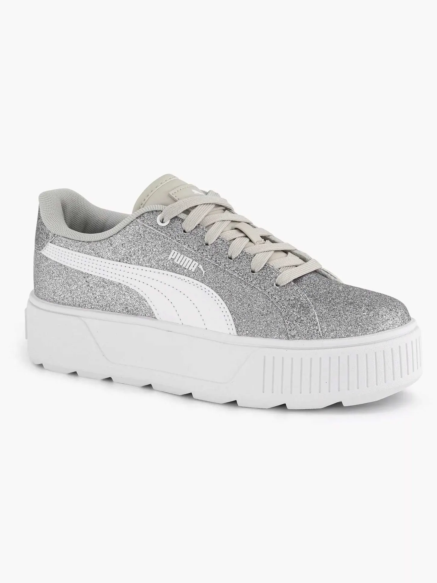 Clearance Zilveren Karmen Glitz Jr Dames Sneakers
