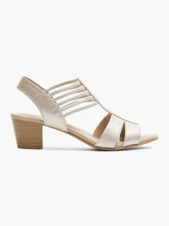 Clearance Zilveren Sandalette Dames Sandalen