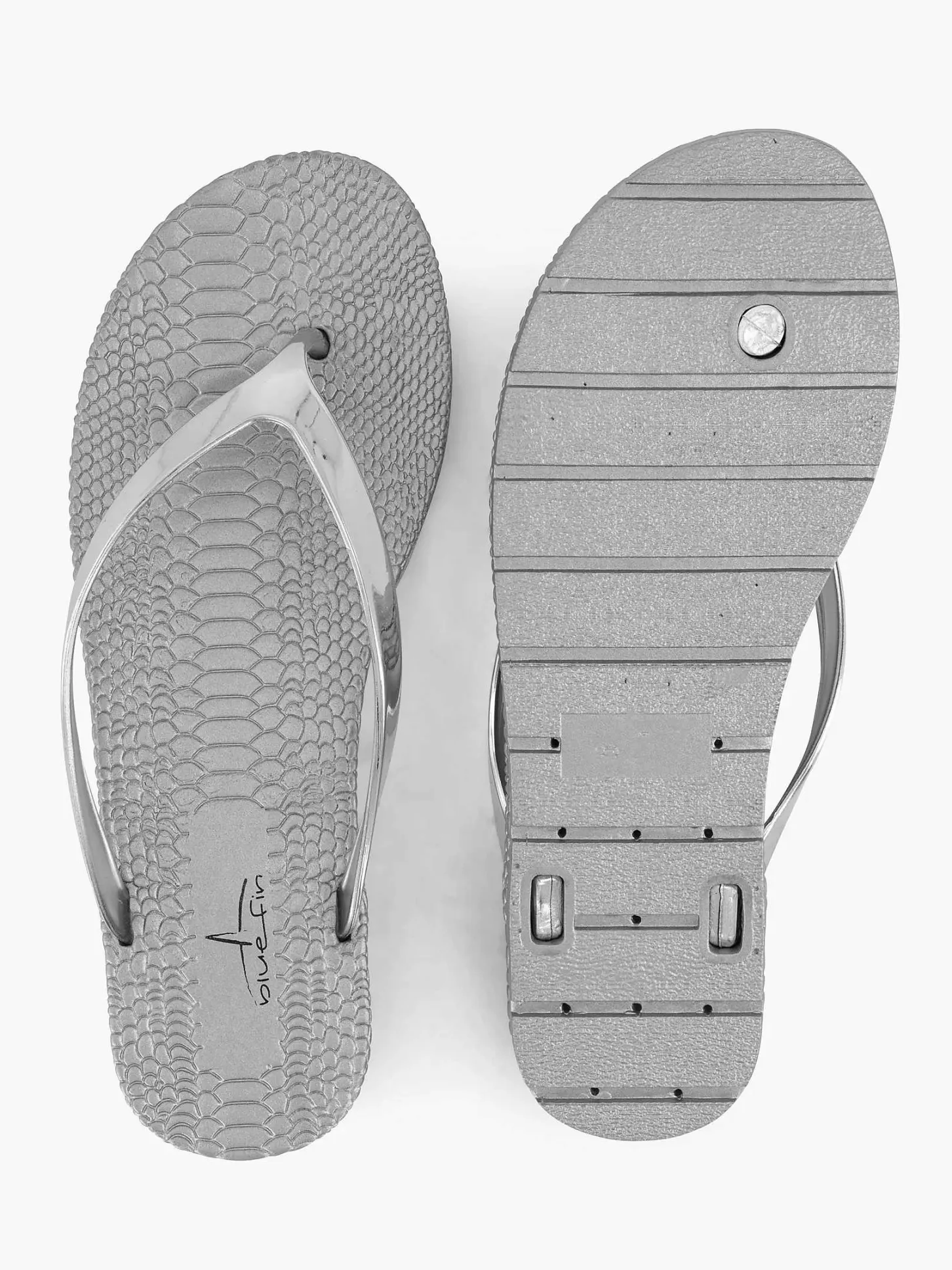 Outlet Zilveren Teenslipper Dames Slippers