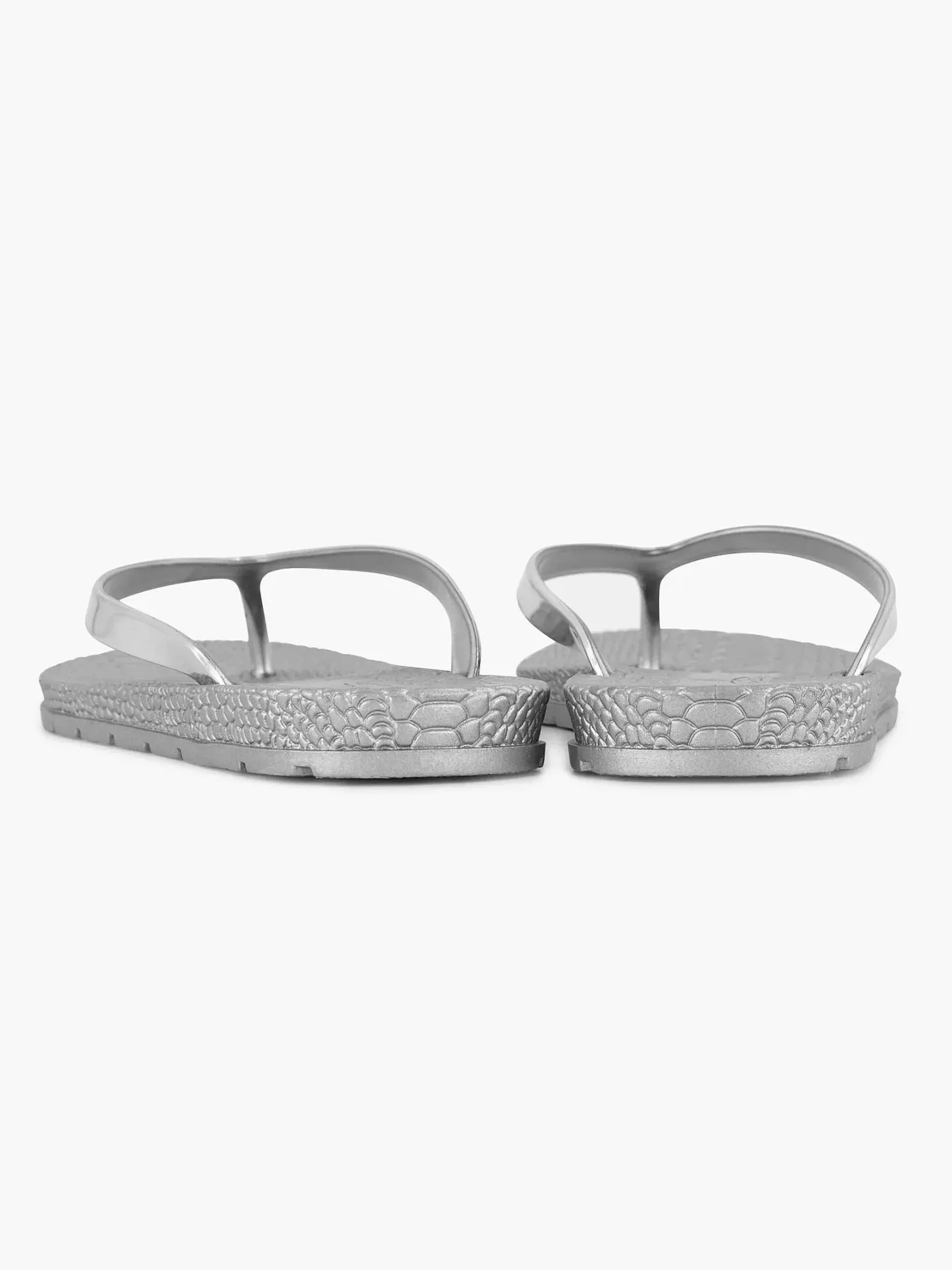 Outlet Zilveren Teenslipper Dames Slippers