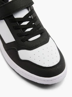 Outlet Zwart/ Witte Sneaker Kinderen Babyschoenen