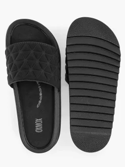 Clearance Zwarte Badslipper Dames Slippers
