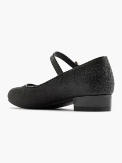 Clearance Zwarte Ballerina Glitters Kinderen Jongensschoenen