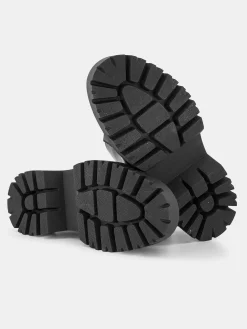 New Zwarte Bikerboot Dames Enkellaarzen & Boots