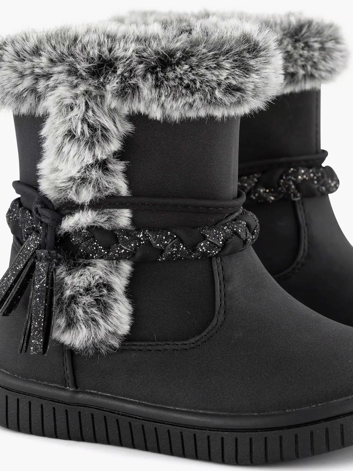 New Zwarte Boot Kwastjes Kinderen Jongensschoenen