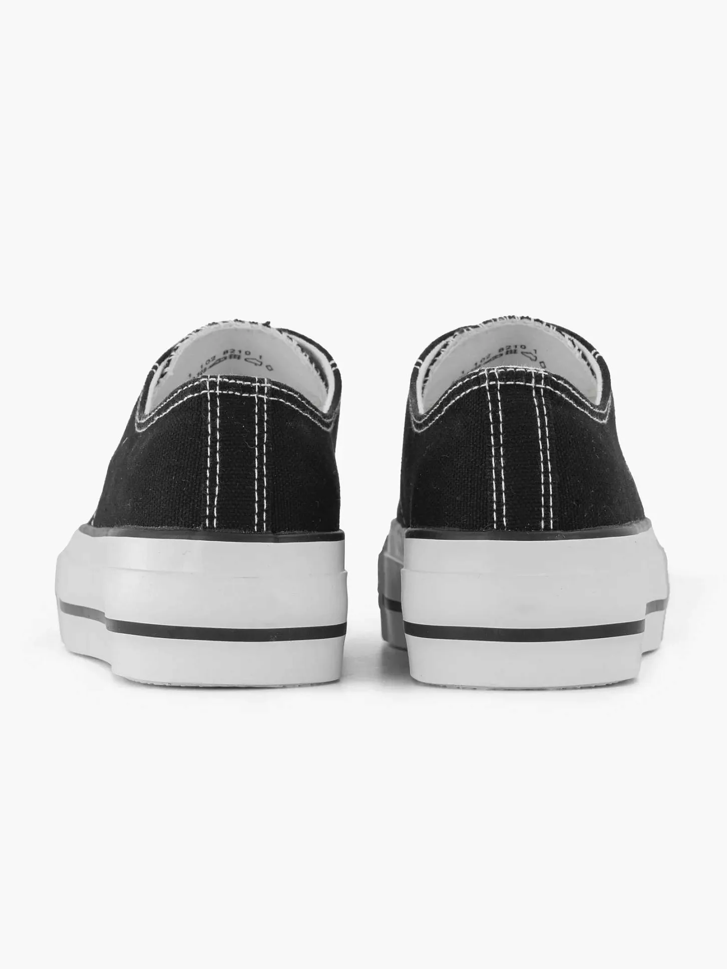 Sale Zwarte Canvas Sneaker Dames Sneakers